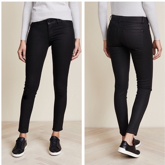 DL1961 Denim - DL1961 Emma Power Legging Coated Jeans in Wick 28